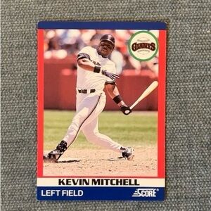 1991 Score Baseball Card Trading Card